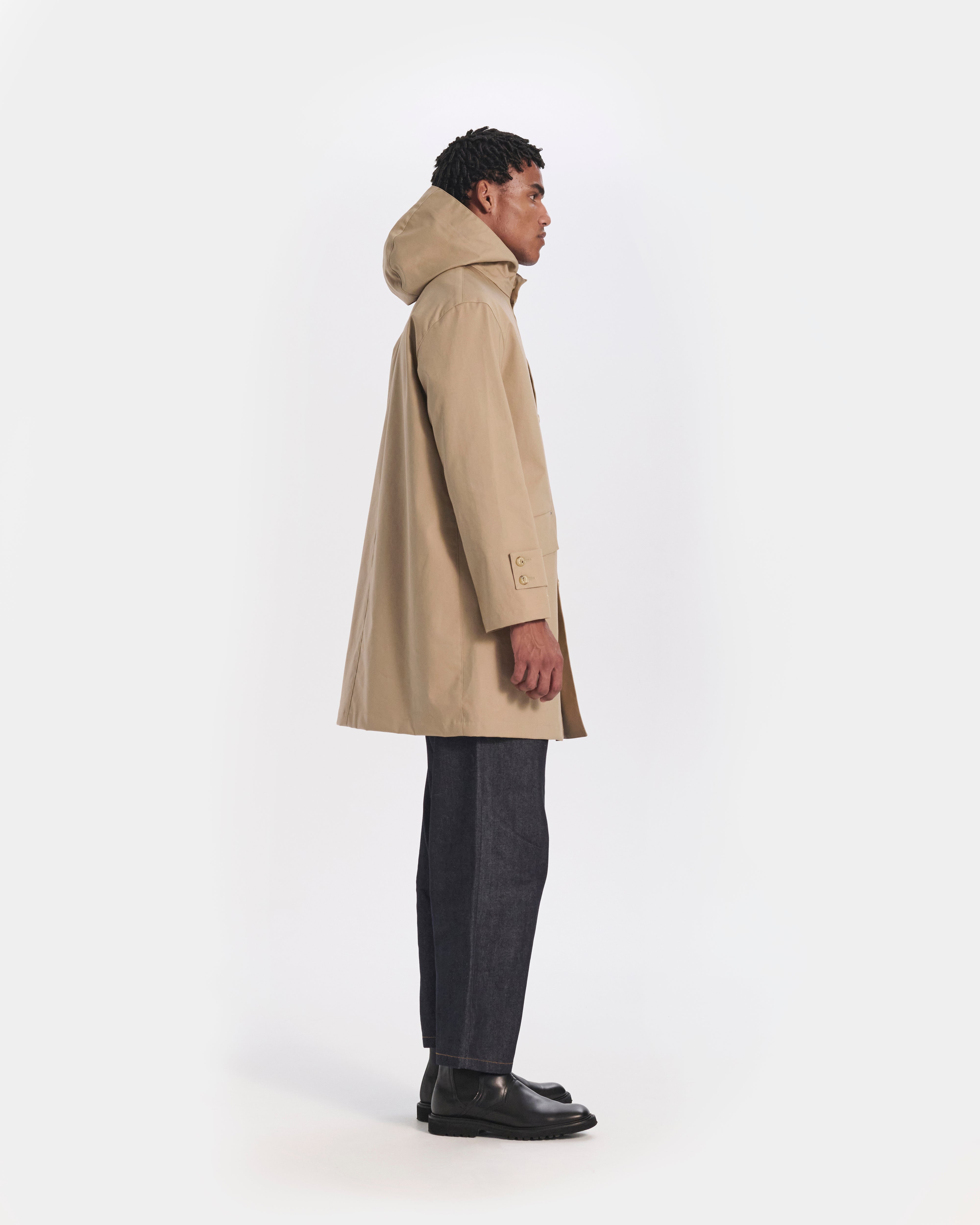 Humbie Raintec Mid Length Hooded Coat