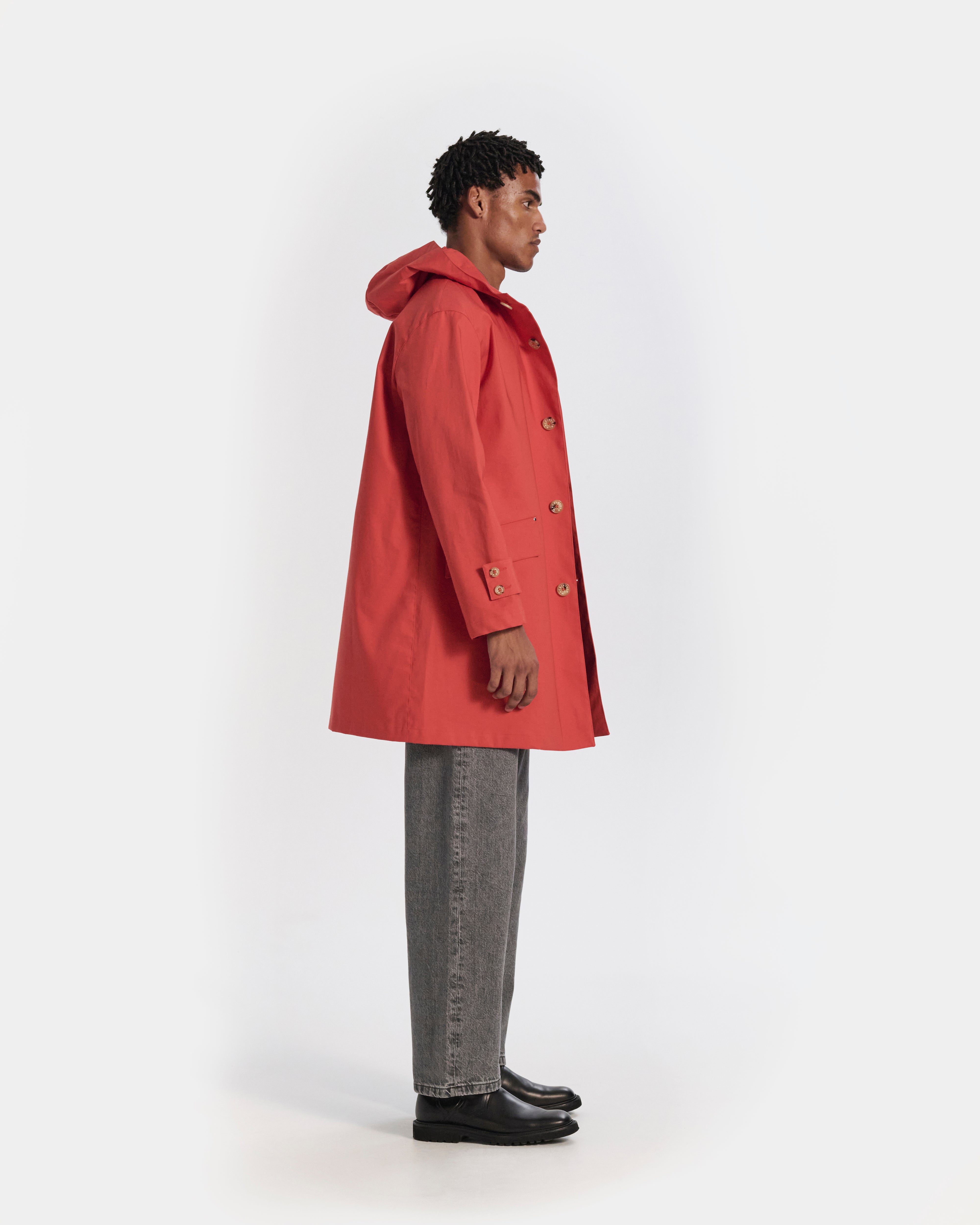 Humbie Raintec Mid Length Hooded Coat