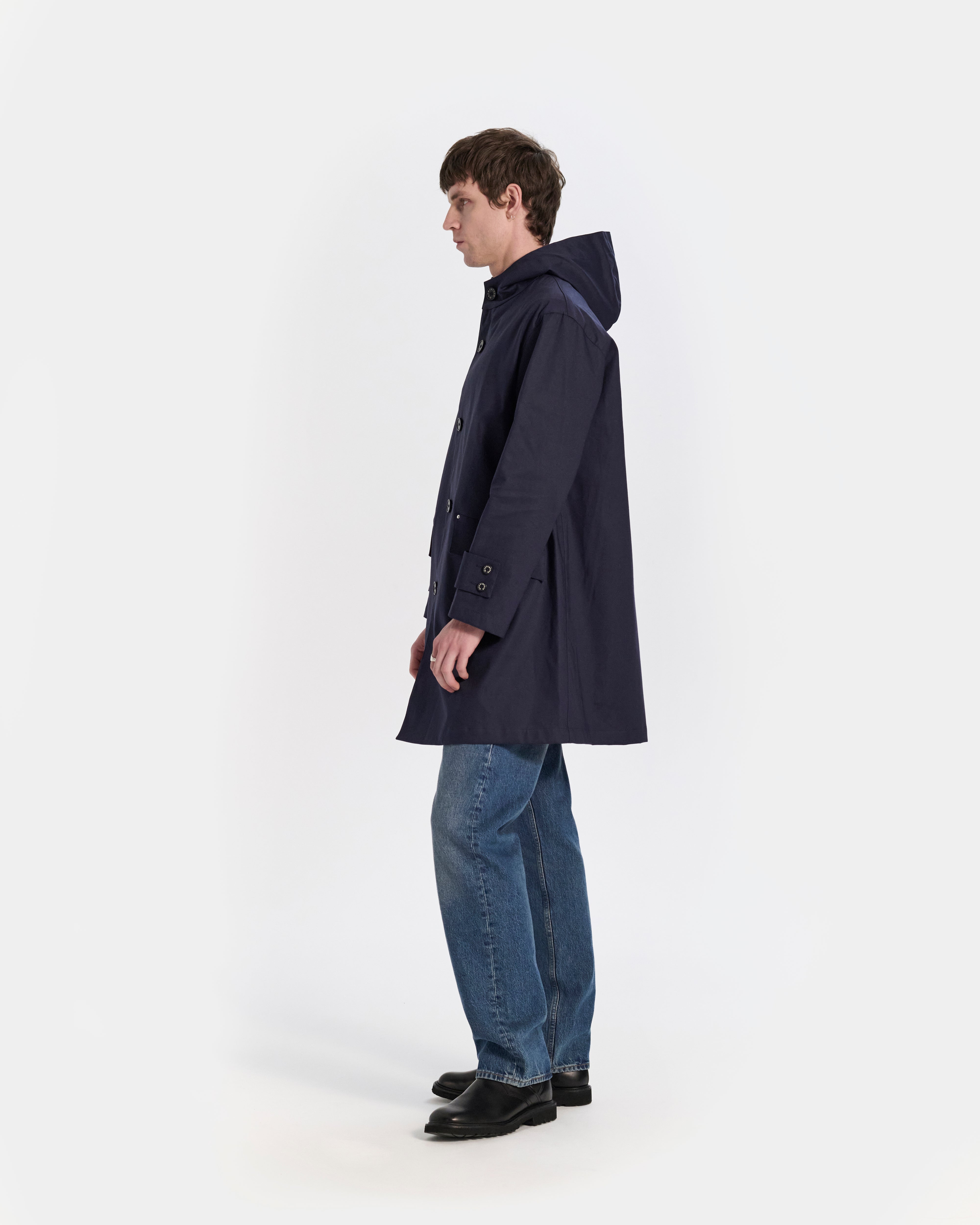 Humbie Raintec Mid Length Hooded Coat