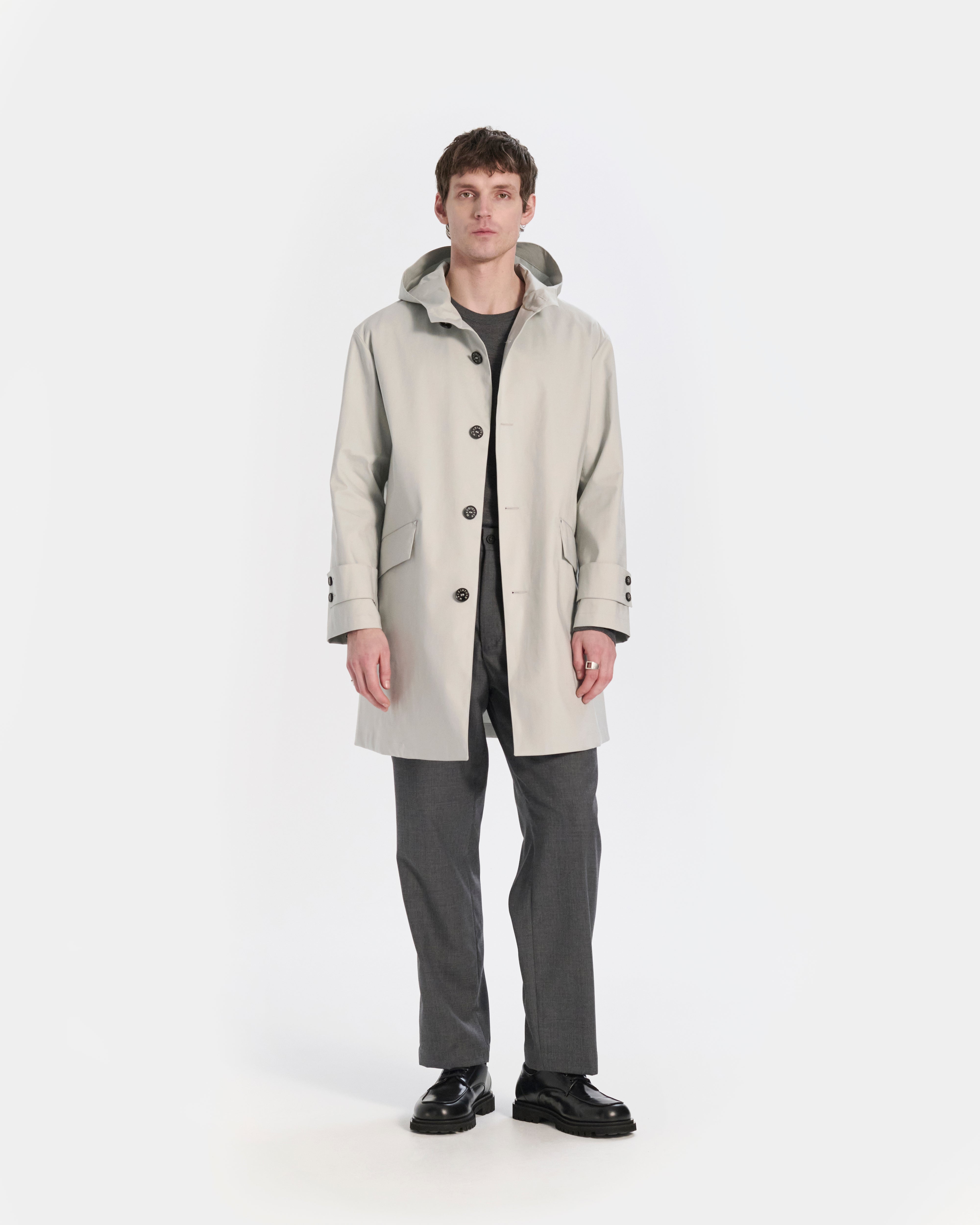 Humbie Raintec Mid Length Hooded Coat