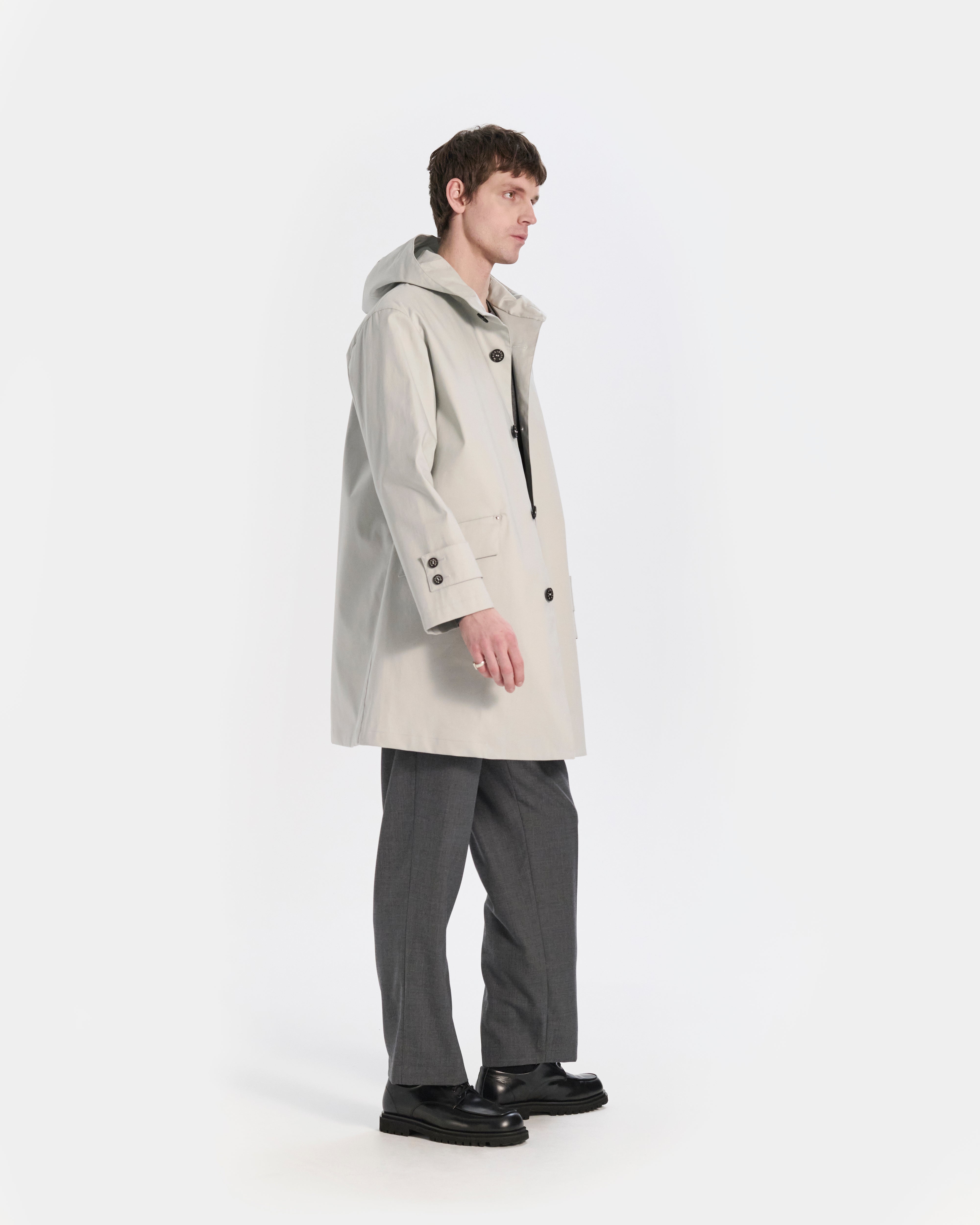 Humbie Raintec Mid Length Hooded Coat