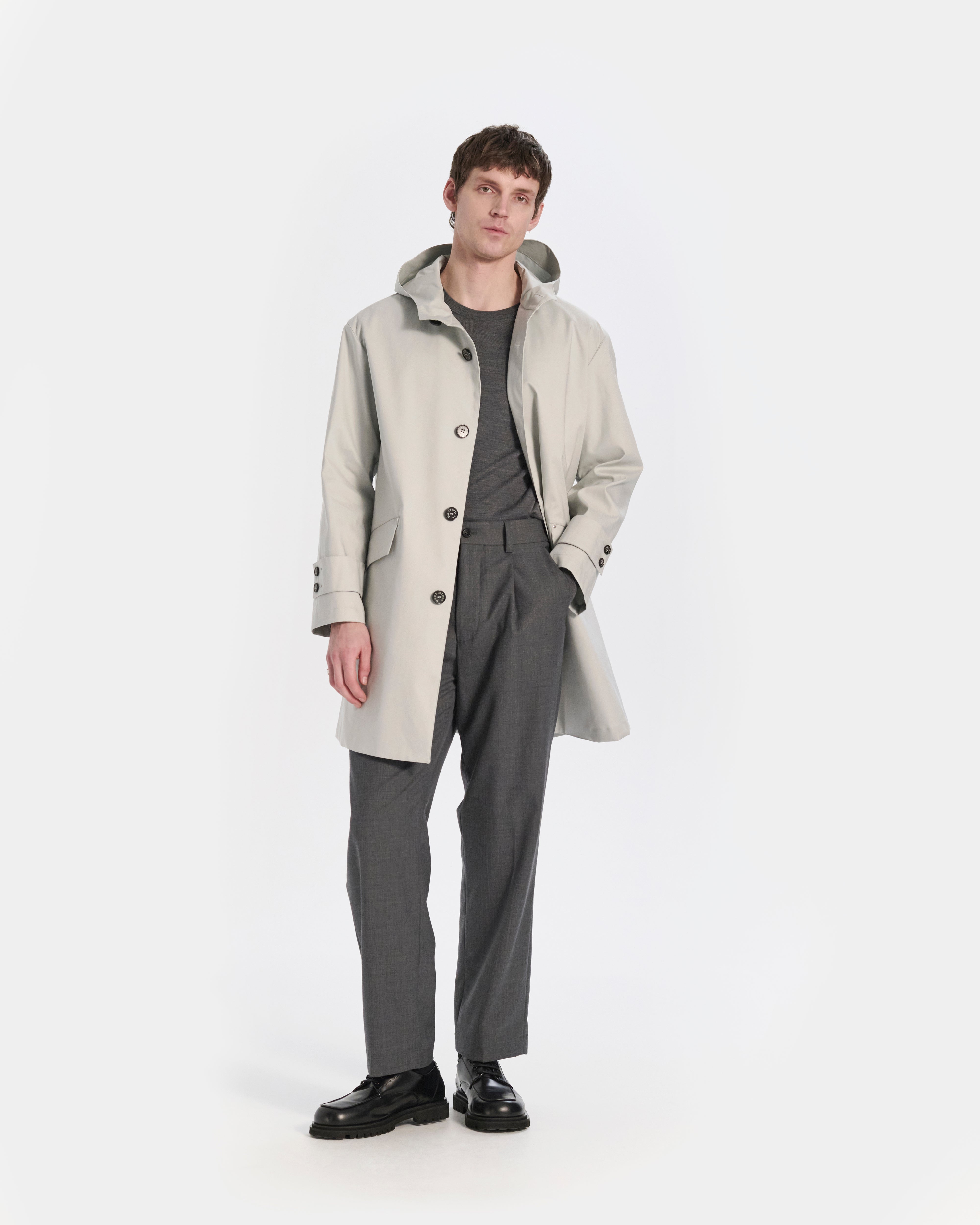 Humbie Raintec Mid Length Hooded Coat