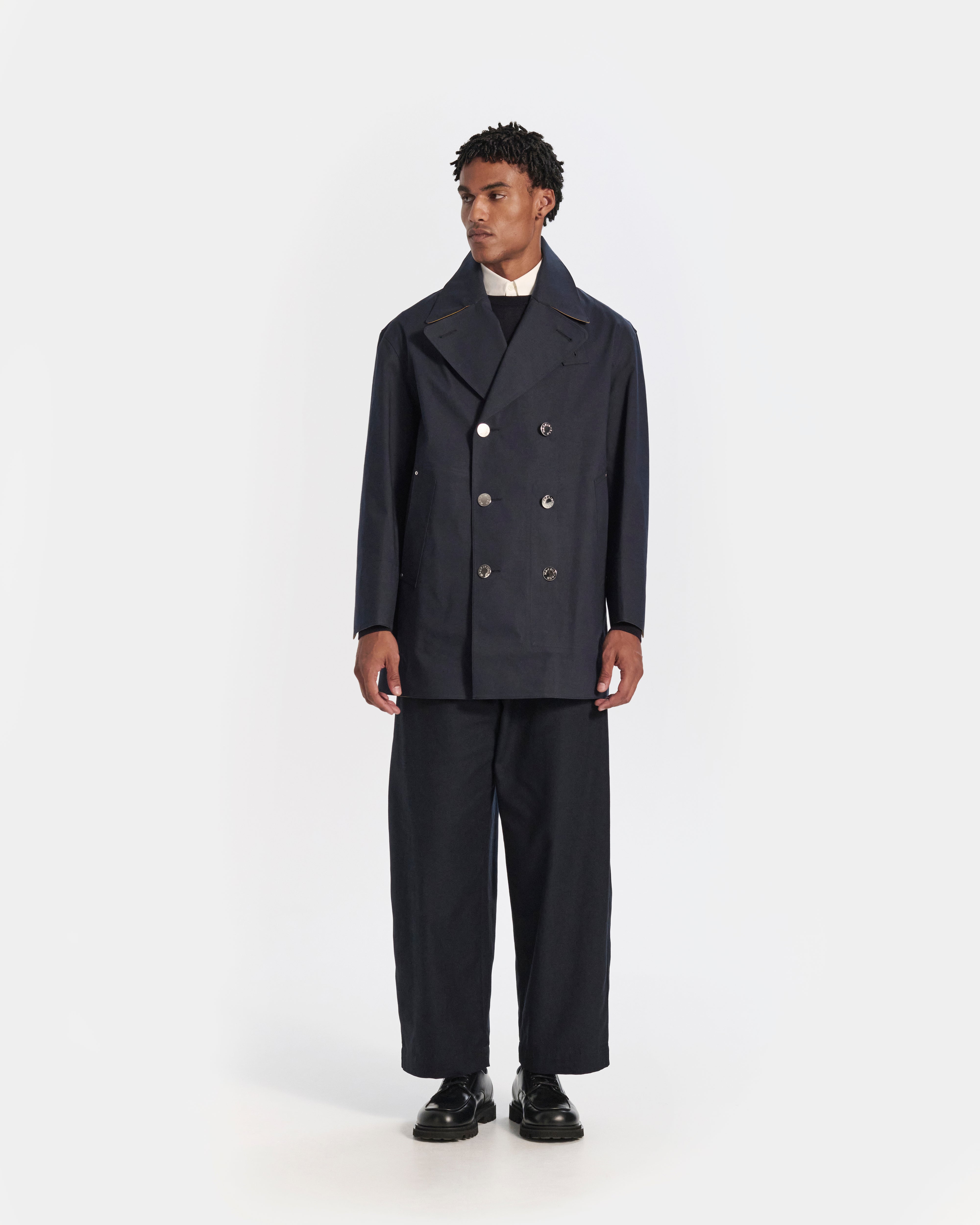 Canonbie Rubberised Double Breasted Coat