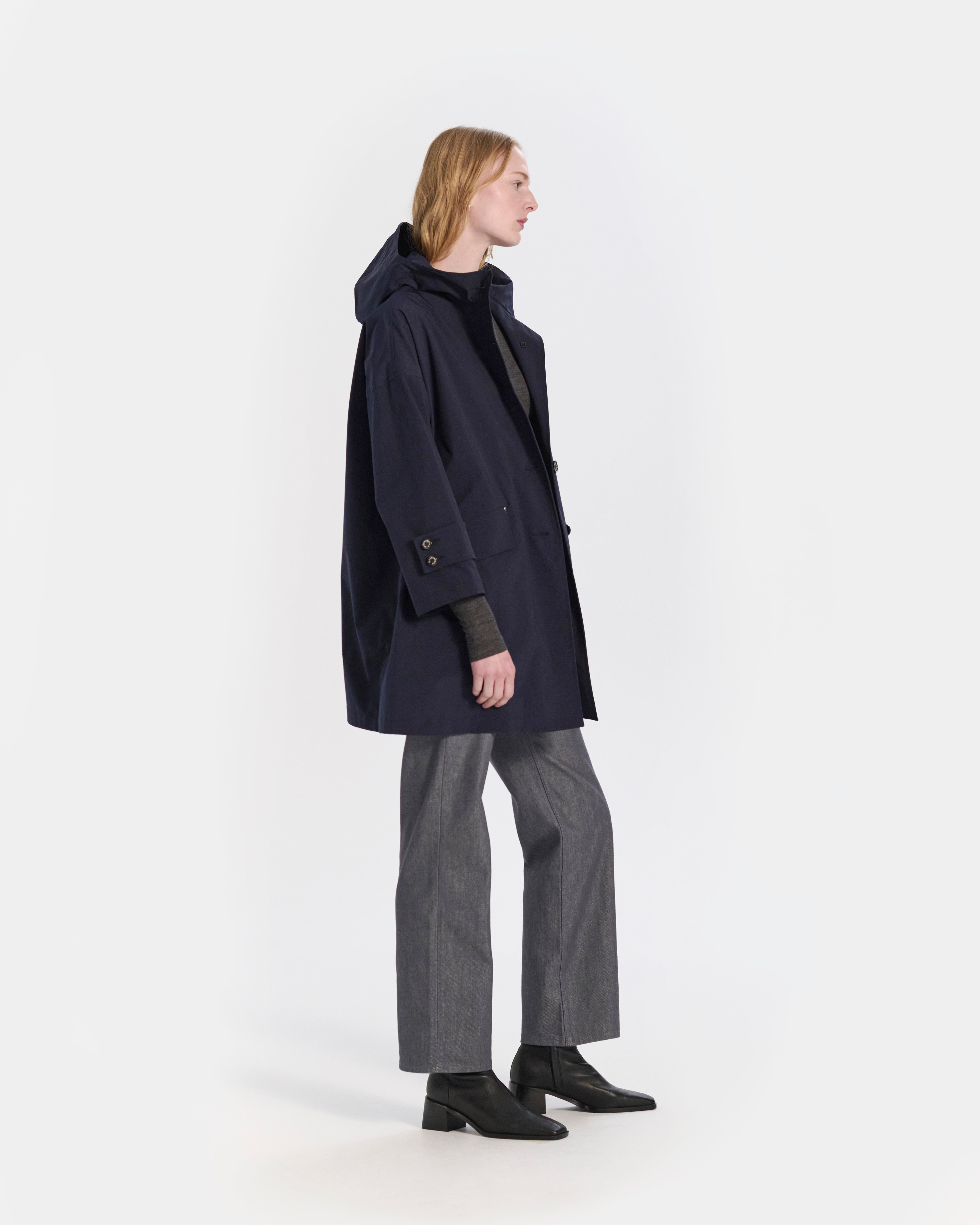 Humbie Hooded Short Coat