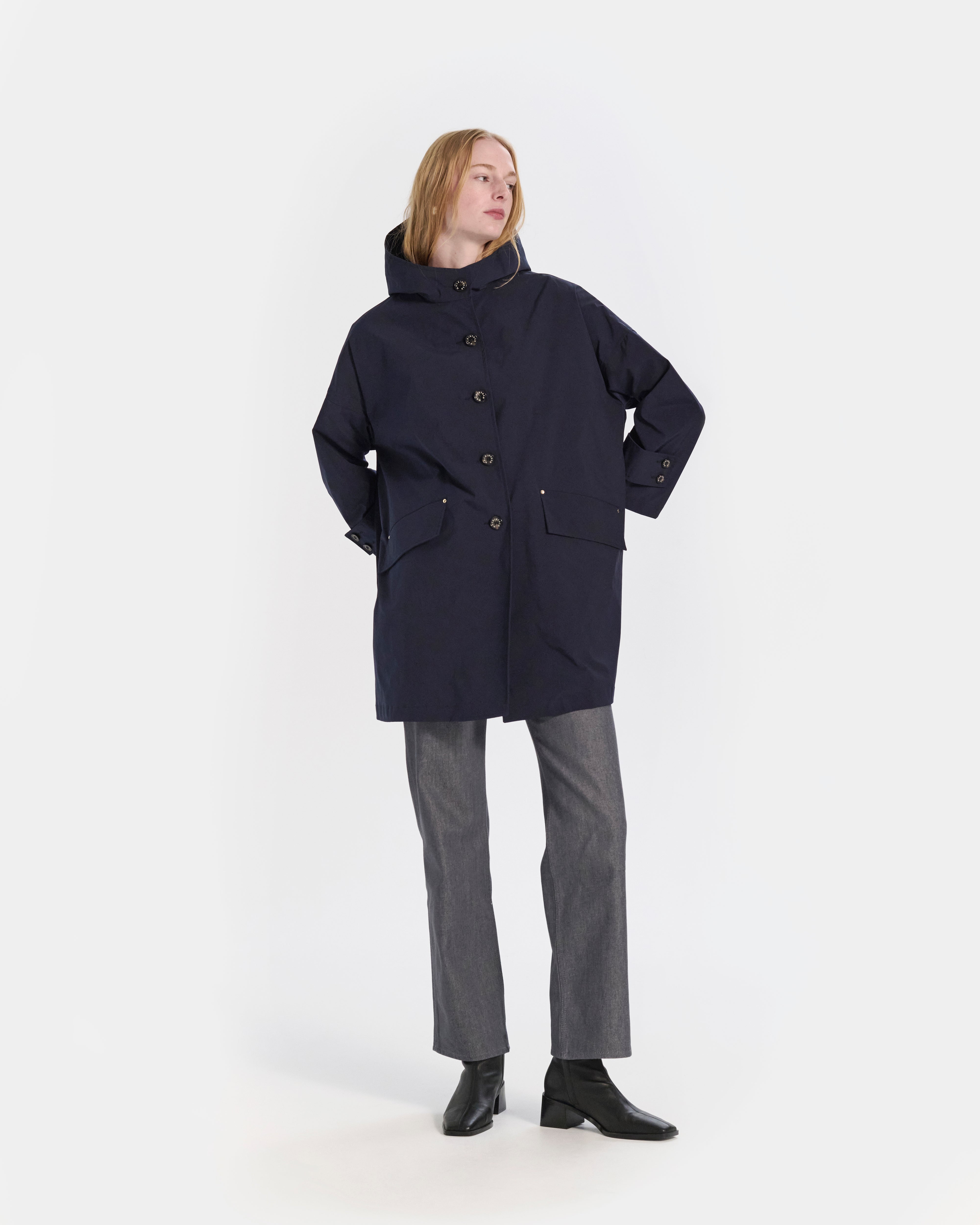 Humbie Hooded Short Coat