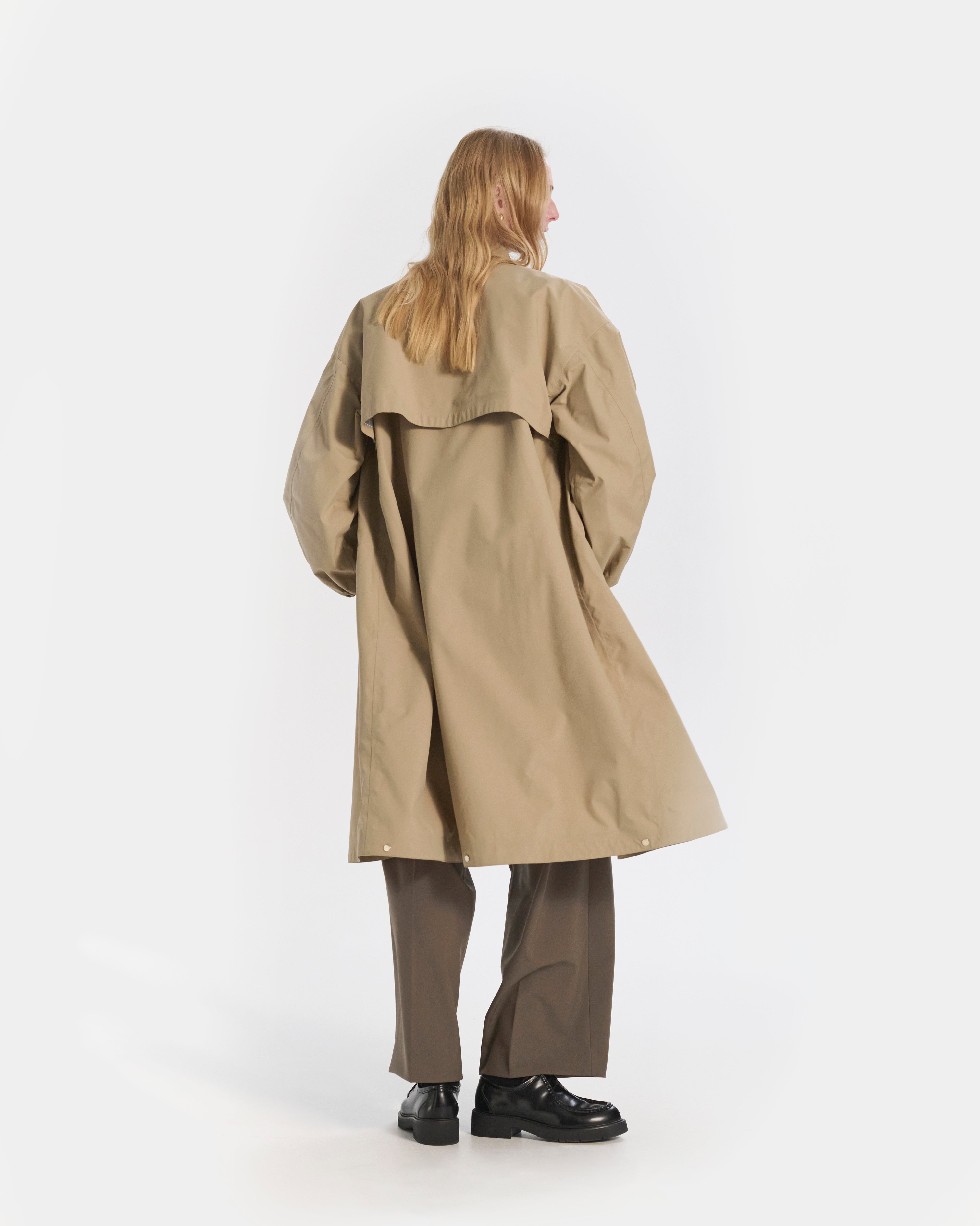 Skye Stand Collar Long Coat