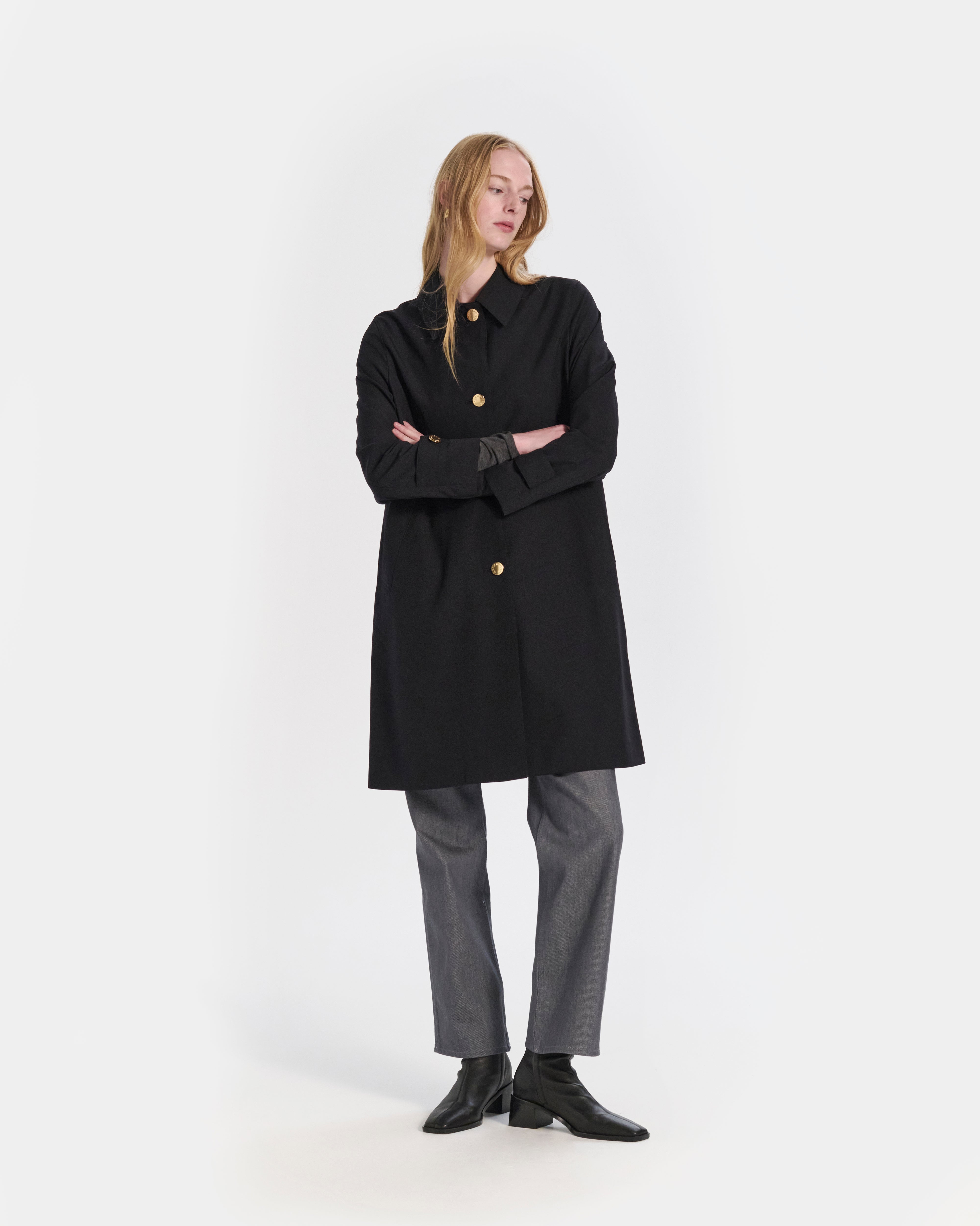 Banton Wool 3/4 Length Coat