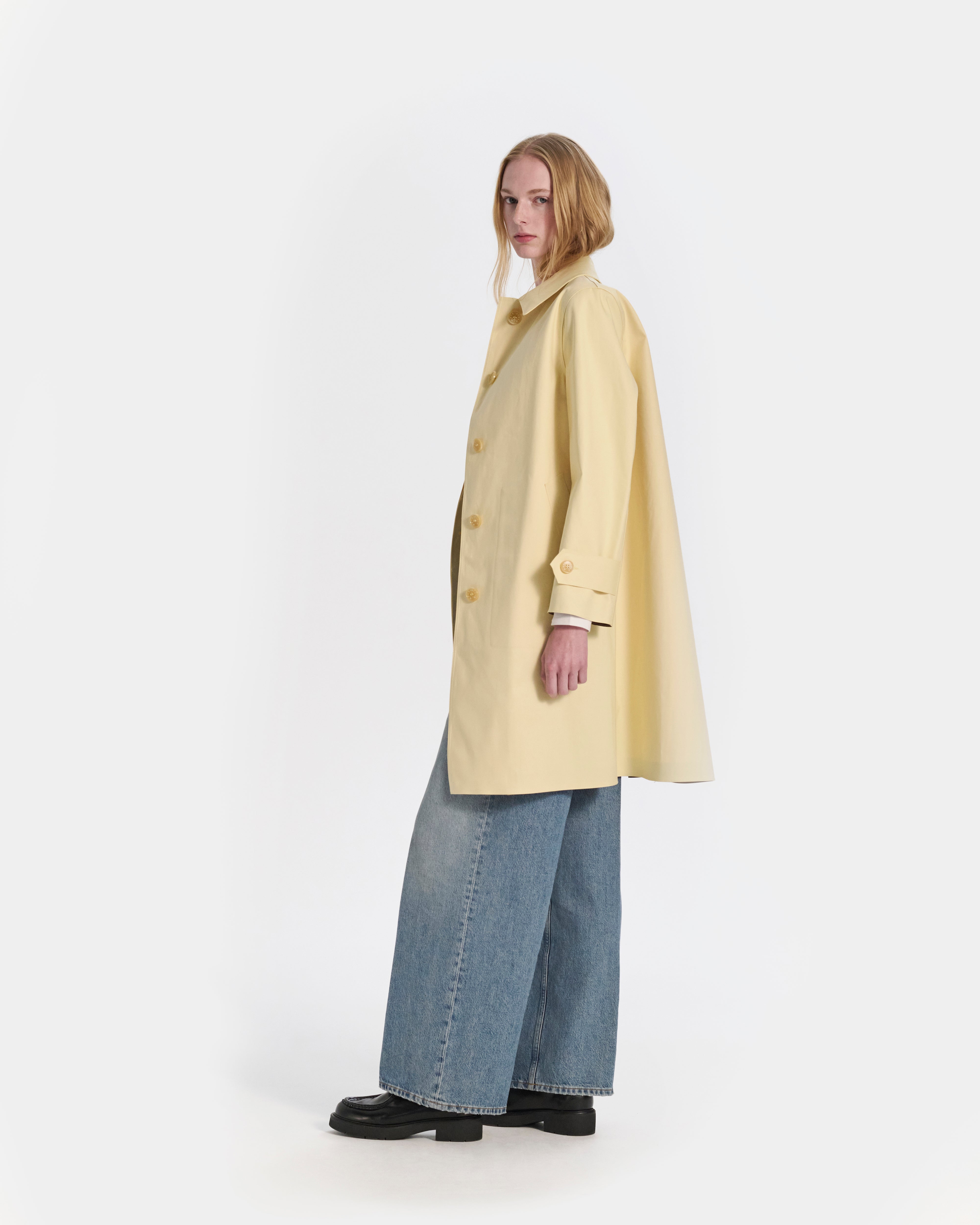 Banton Rubberised 3/4 Length Coat