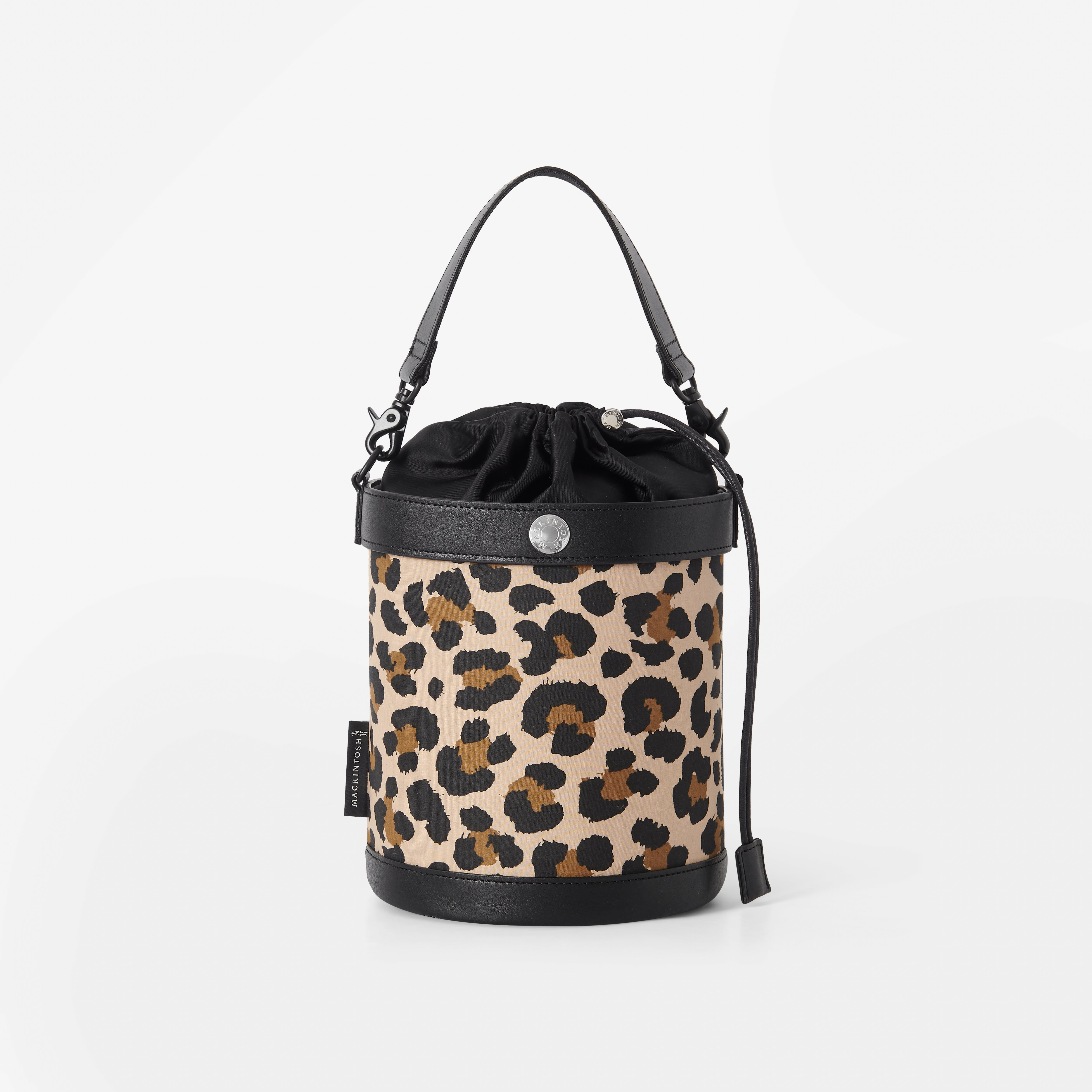 Annan Leopard Print Bucket Bag