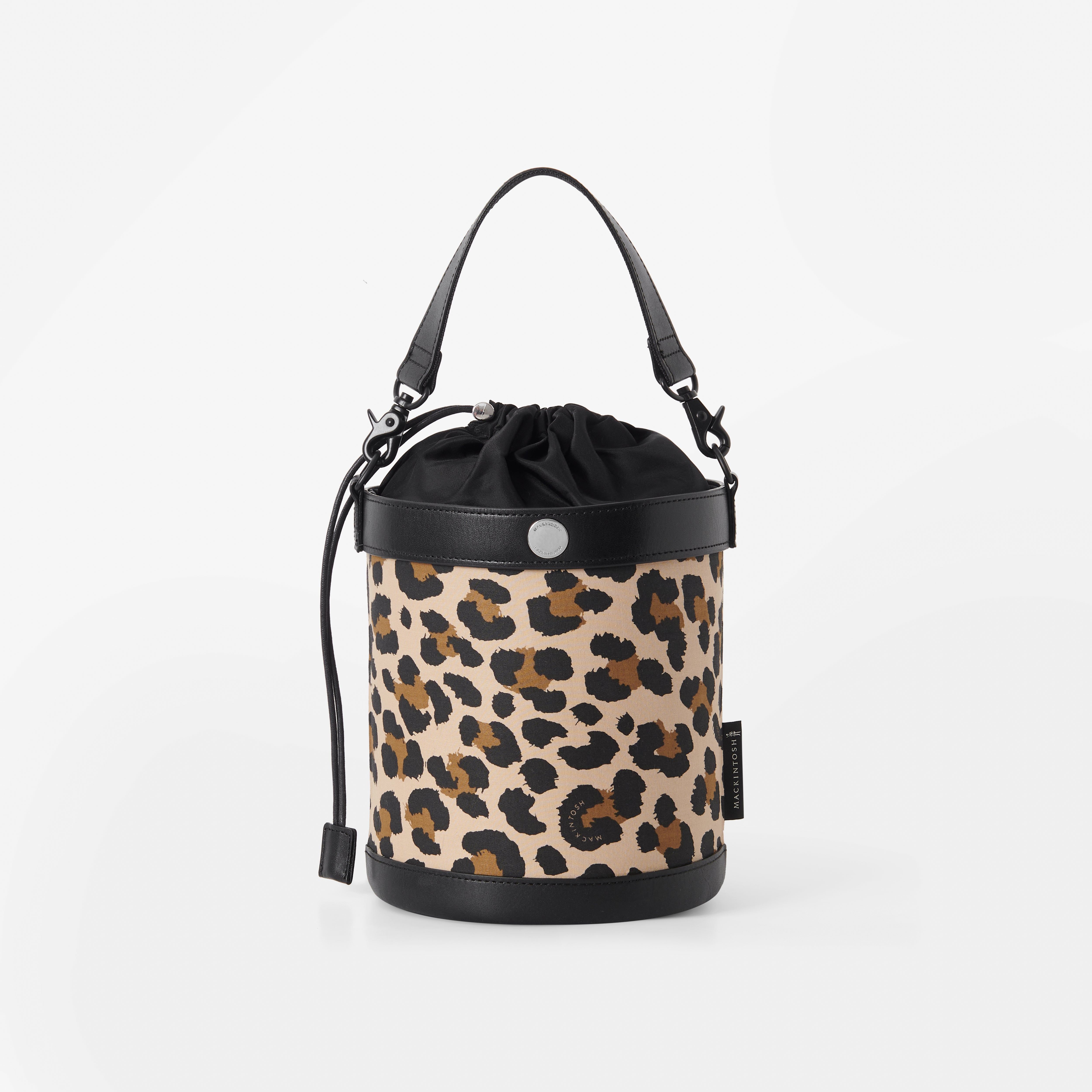 Annan Leopard Print Bucket Bag