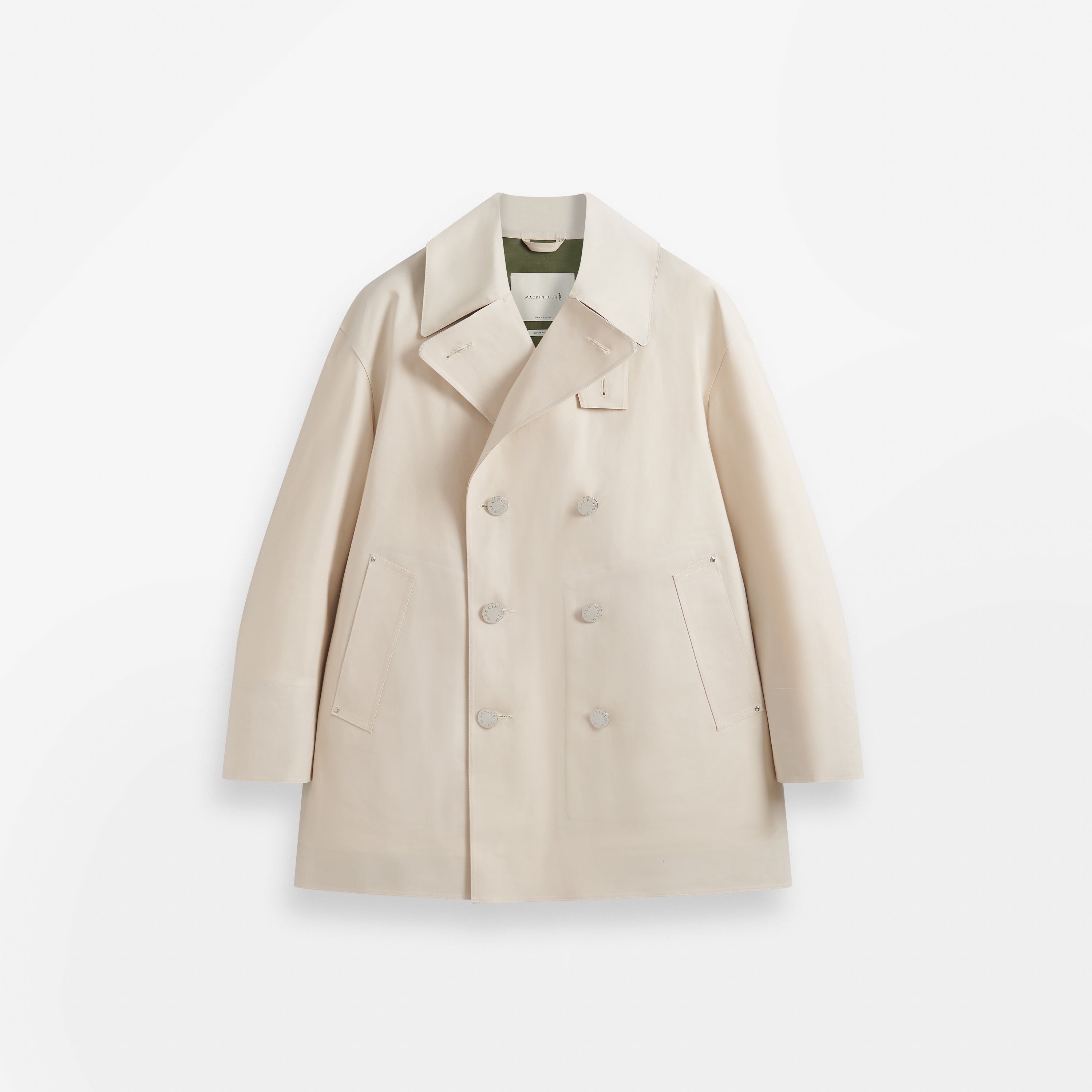 Canonbie Rubberised Double Breasted Coat