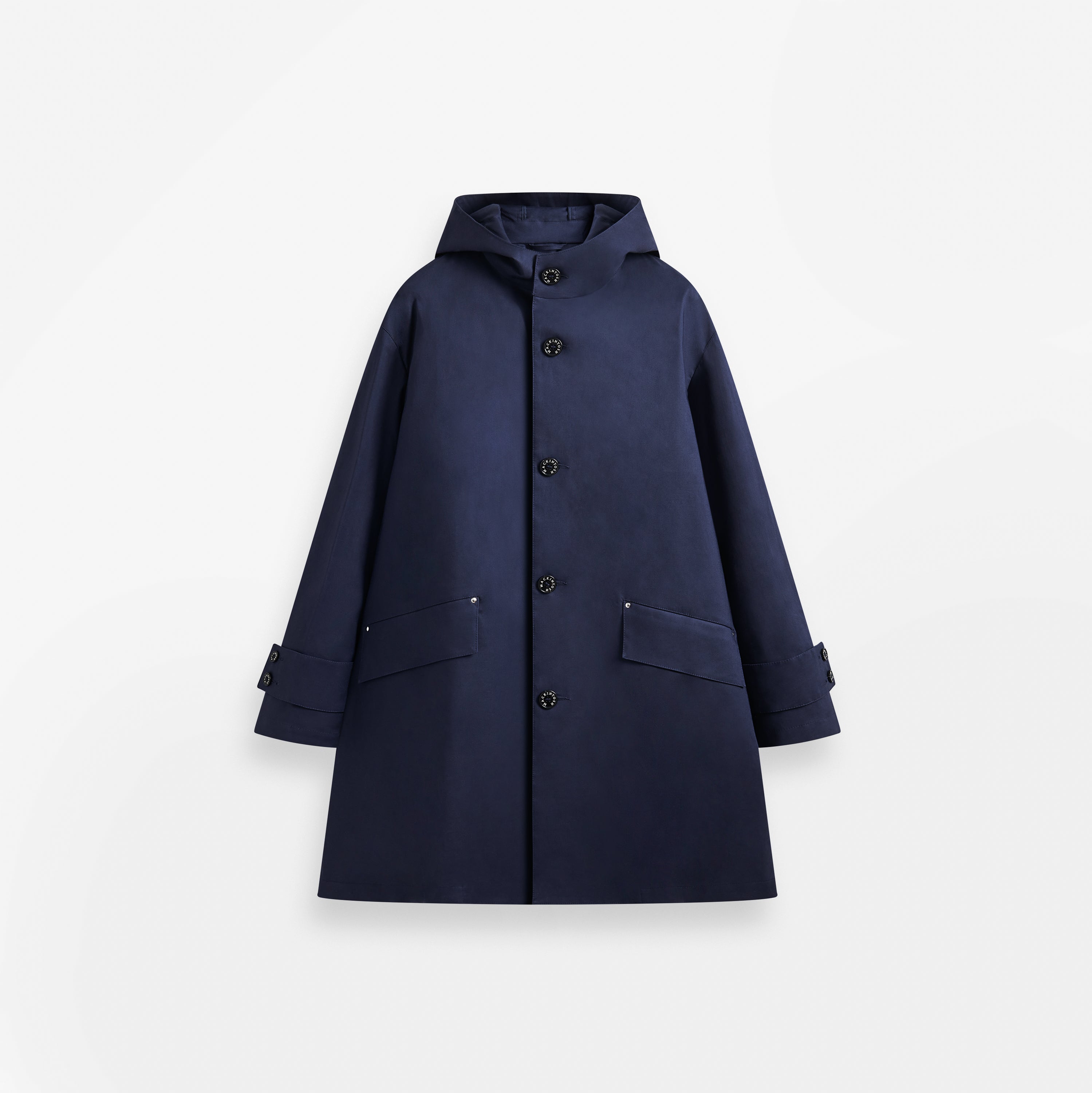 Humbie Raintec Mid Length Hooded Coat