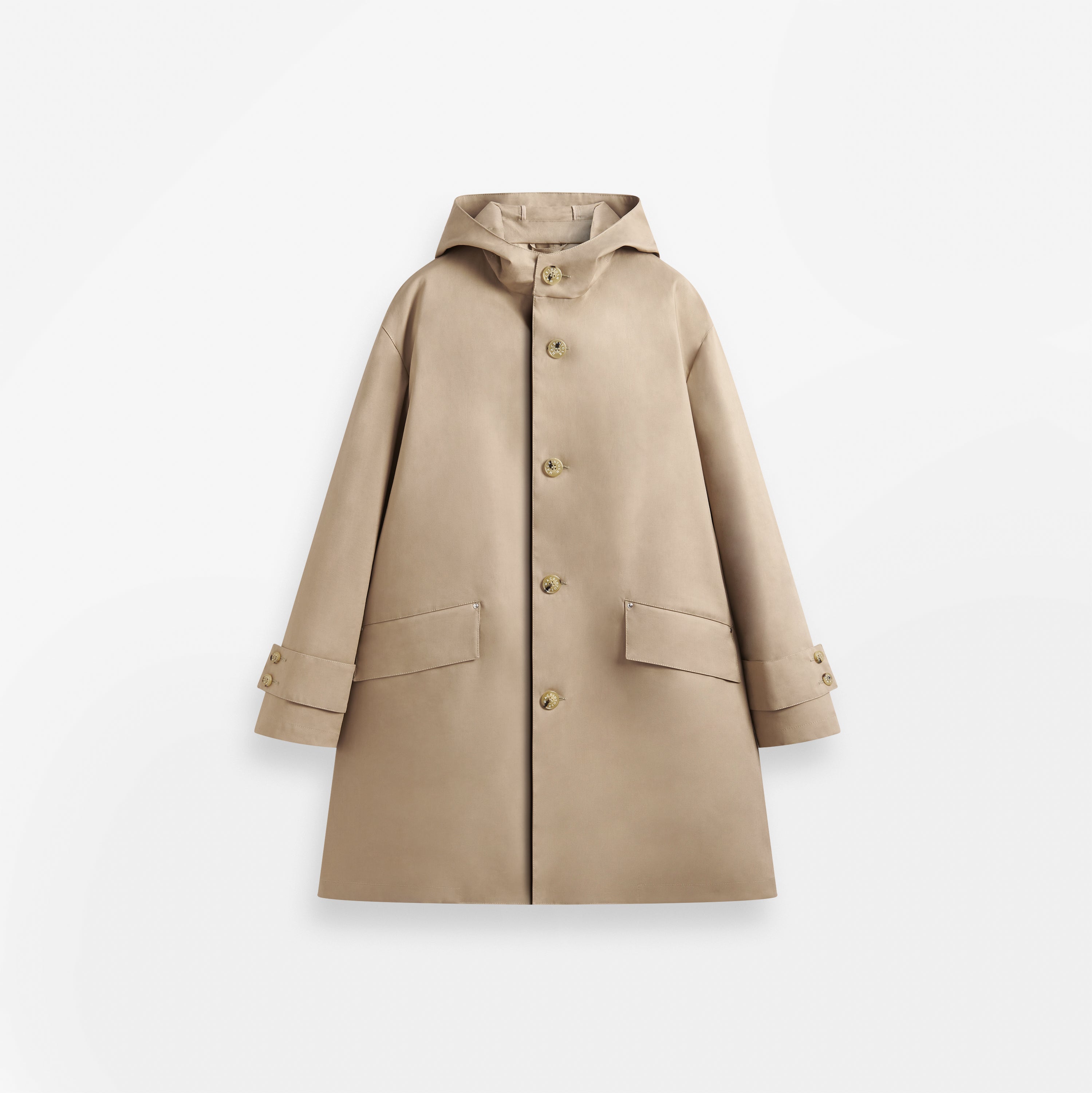 Humbie Raintec Mid Length Hooded Coat