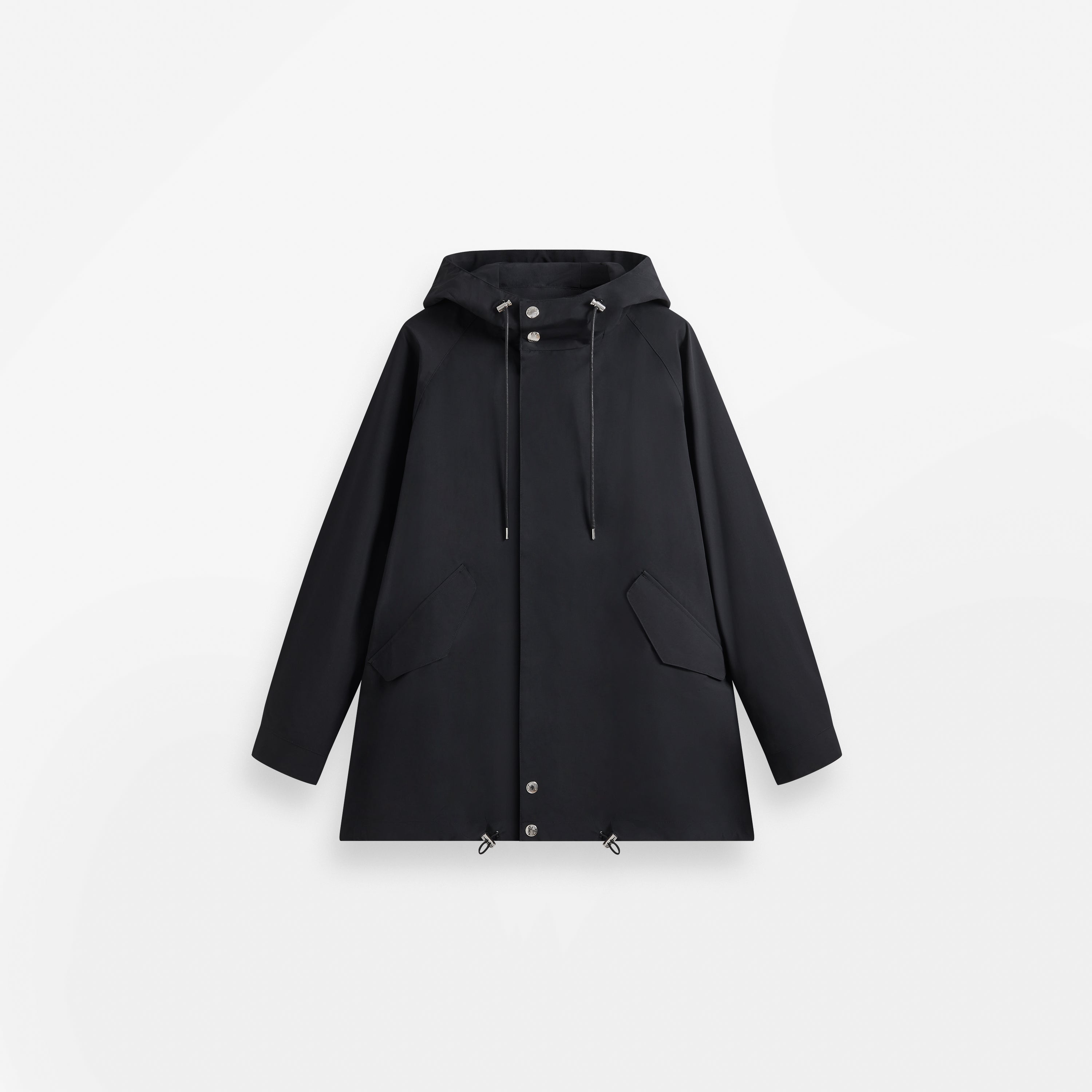 Skye Hooded Parka Black