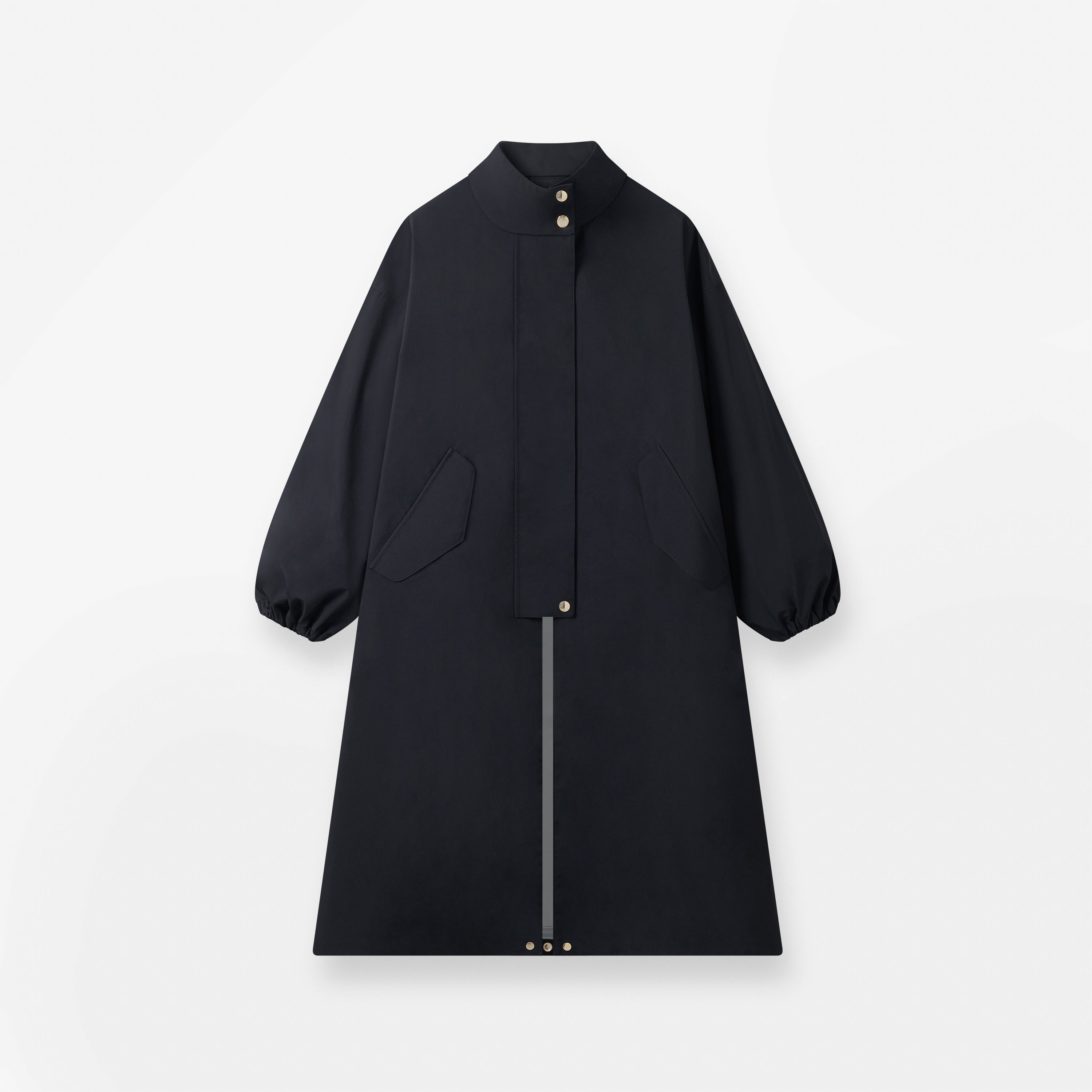 Skye Stand Collar Long Coat