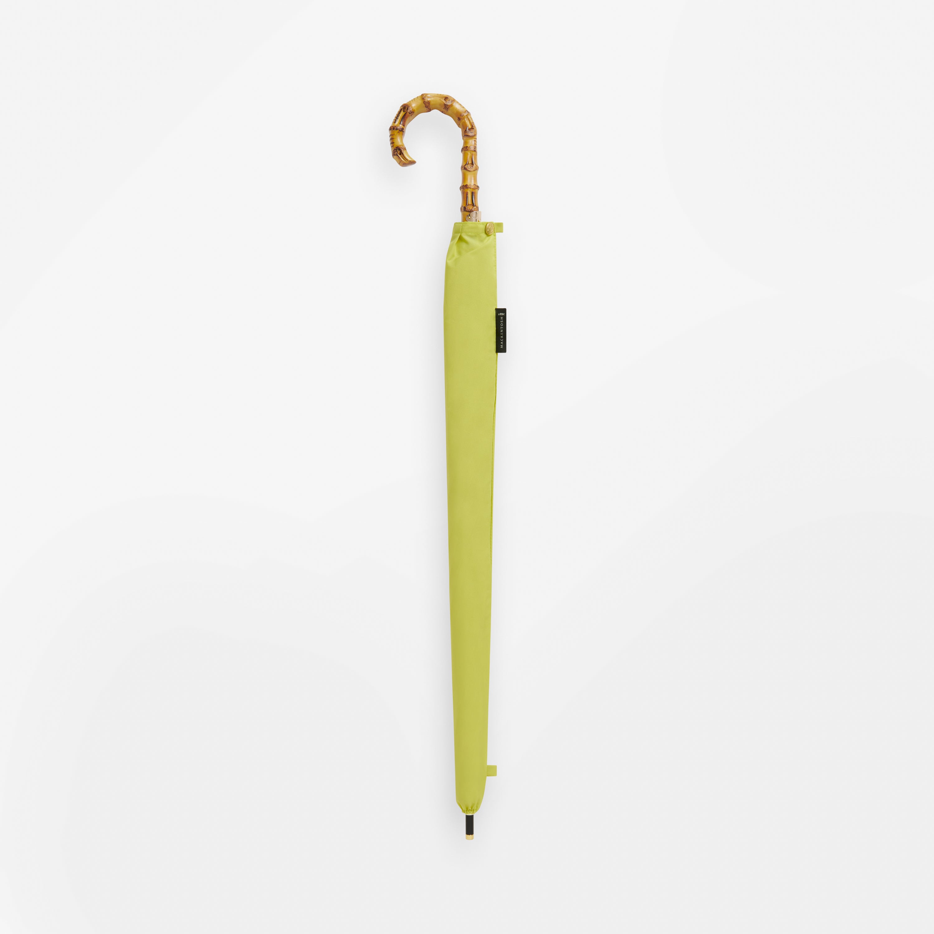 Heriot Whangee Handle Stick Umbrella Solid Yellow